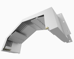 Protecteur télescopique MAZAK HCN 6000 Z avant 3 1