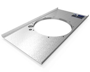 Protecteur télescopique OKUMA MX 40 HA vertical inox 1