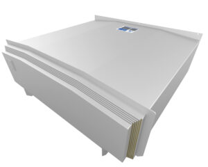 Protecteur télescopique GIDDINGS LEWIS VTC 2500 X gauche