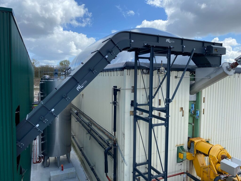 Convoyeur releveur méthanisation