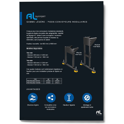 Pieds – Gamme légère
