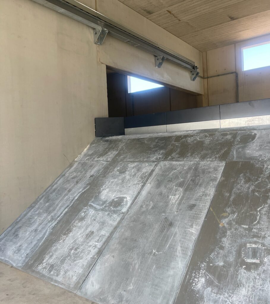 Installation équipements du toploader