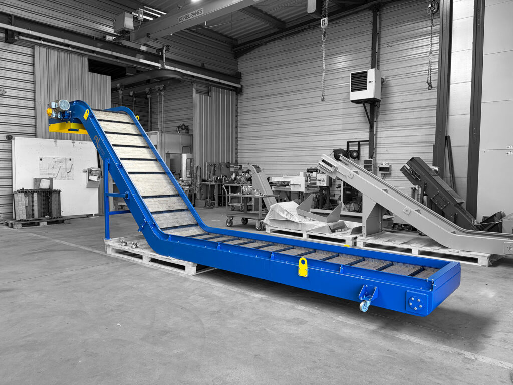 Convoyeur cartons mousse