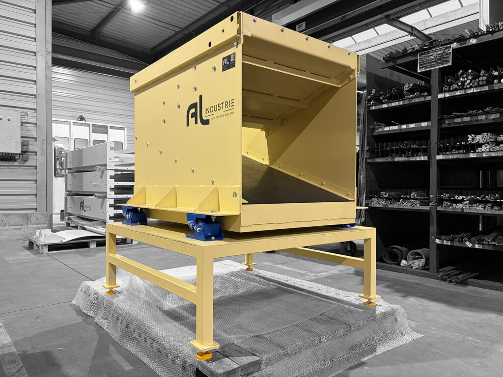 Trémie de réception chutes cuivre/laiton