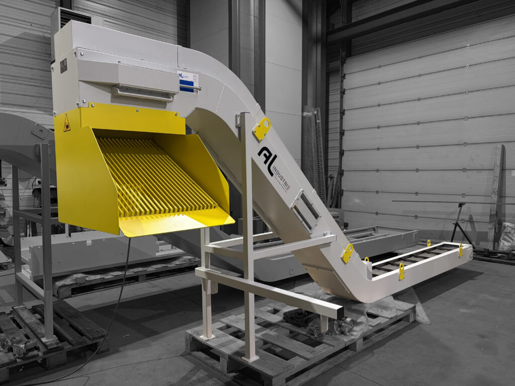 Convoyeur copeaux et pièces