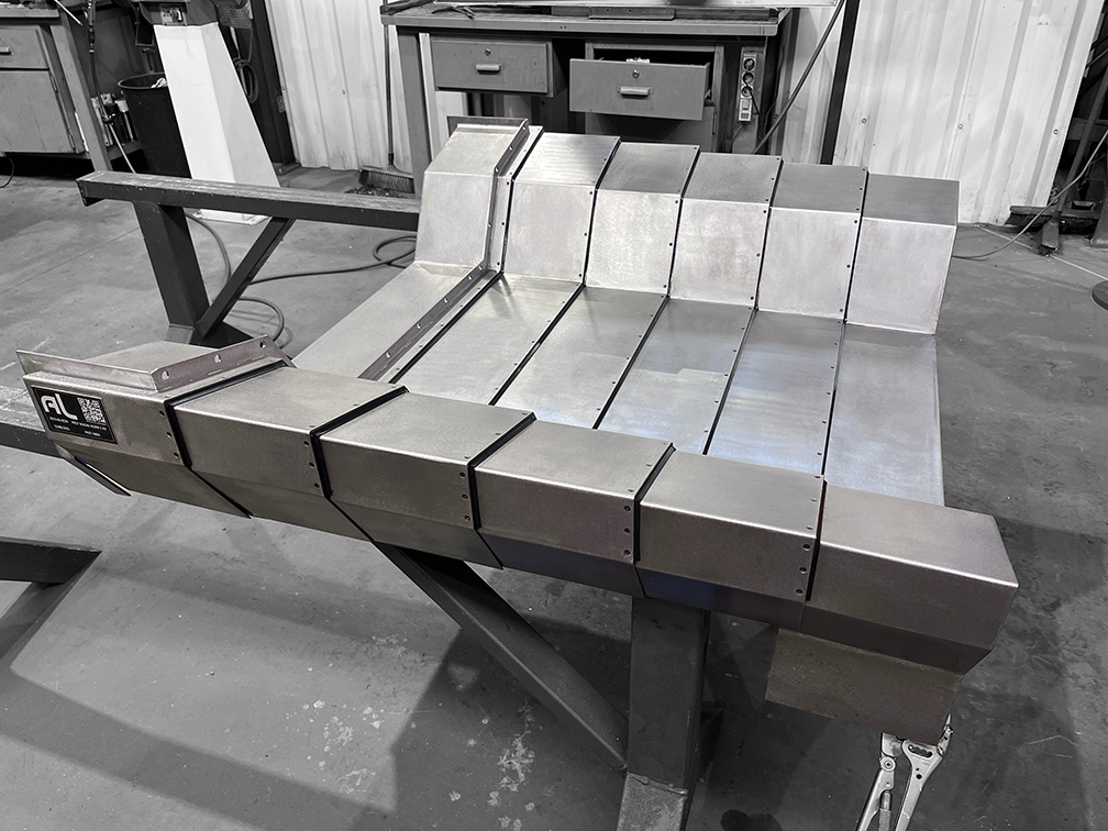 Protection télescopique rénovation pour Mazak