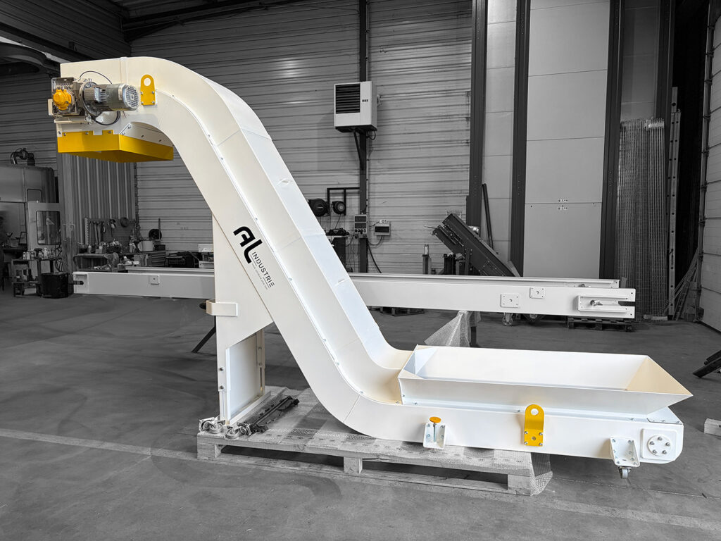 Transporteur pièces acier