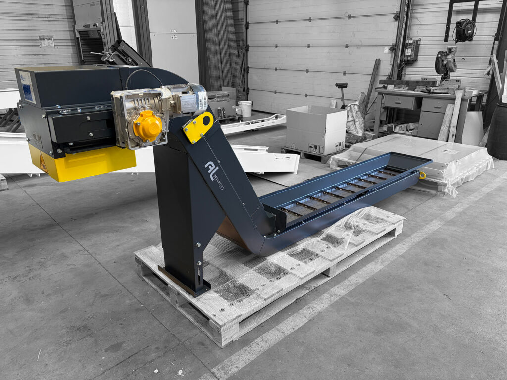 Convoyeur copeaux fragmentés et filants