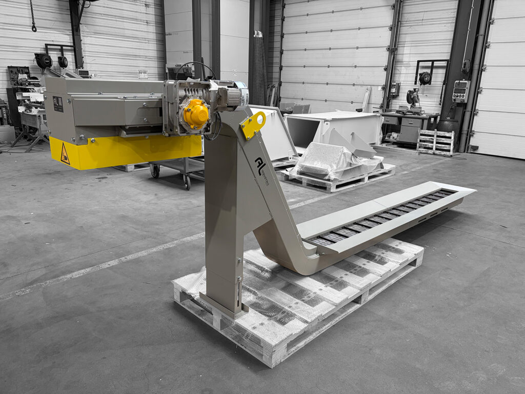 Évacuateur copeaux acier